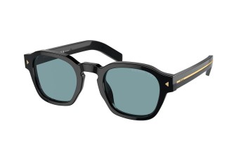 Zonnebril Prada PRA16S 16K04D Polarized Ovaal Zwart