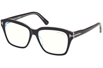 Brillen Tom Ford FT5955-B 003 Vierkant Zwart