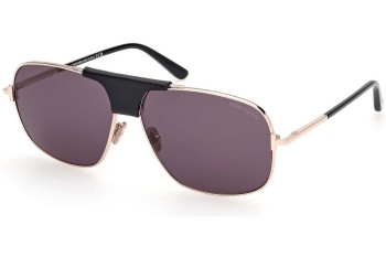 Okulary przeciwsłoneczne Tom Ford FT1096 28A Kwadratowe Złote