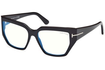 Briller Tom Ford FT5951-B 001 Firkantet Sort