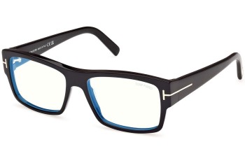 Okulary korekcyjne Tom Ford FT5941-B 001 Prostokątne Czarne