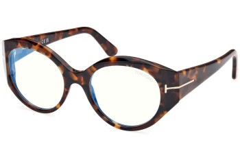 Okulary korekcyjne Tom Ford FT5950-B 052 Owalne Havana