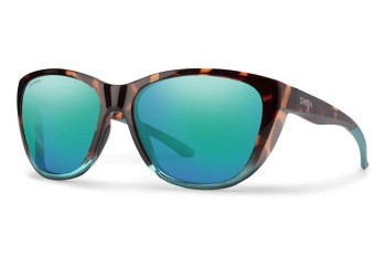 Okulary przeciwsłoneczne Smith SHOAL LJT/QG Polarized Okrągłe Havana