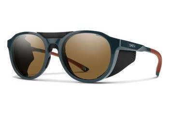 Слънчеви очила Smith VENTURE S9W/L5 Polarized Заоблени Синя