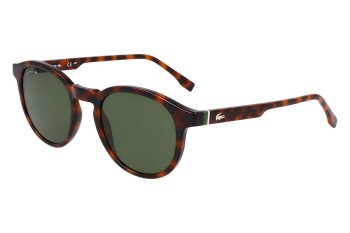 Okulary przeciwsłoneczne Lacoste L6030S 214 Okrągłe Havana