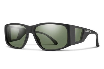 Слънчеви очила Smith MONROEPEAK 003/L7 Polarized Правоъгълни Черна