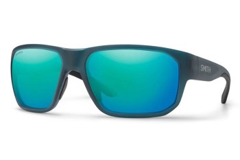 Ochelari de soare Smith ARVO FJM/QG Polarized Ovali Albaștri