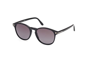 Ochelari de soare Tom Ford FT1097 01B Rotunzi Negri