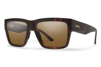 Слънчеви очила Smith LINEUP N9P/L5 Polarized Правоъгълни Хавана