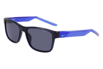 Okulary przeciwsłoneczne Nike EV24011 410 Prostokątne Niebieskie