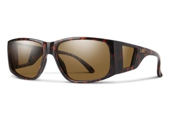 Слънчеви очила Smith MONROEPEAK 086/L5 Polarized Правоъгълни Хавана