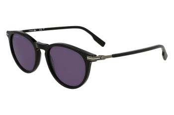 Ochelari de soare Lacoste L6034S 001 Rotunzi Negri