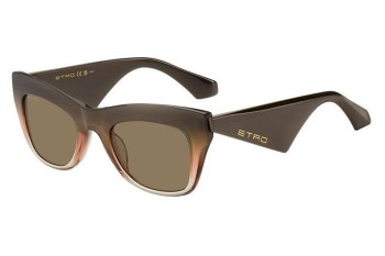 Zonnebril Etro ETRO0004/G/S 12J/70 Browline Bruin