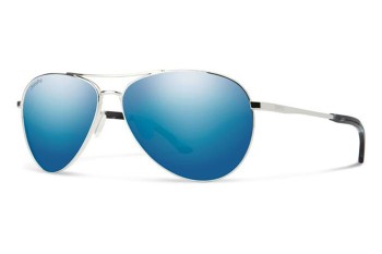 Слънчеви очила Smith LANGLEY2 010/QG Polarized Пилотни Сребърна