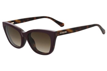 Okulary korekcyjne Love Moschino MOL071/CS MFX/HA Prostokątne Havana