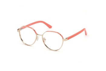 Okulary korekcyjne Guess GU50124 074 Okrągłe Złote