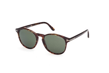 Okulary przeciwsłoneczne Tom Ford FT1097 52N Okrągłe Havana