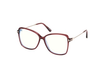 Okulary korekcyjne Tom Ford FT5953-B 069 Kocie oczy Czerwone