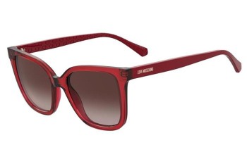 Ochelari de soare Love Moschino MOL077/S C9A/HA Dreptunghiulari Roșii