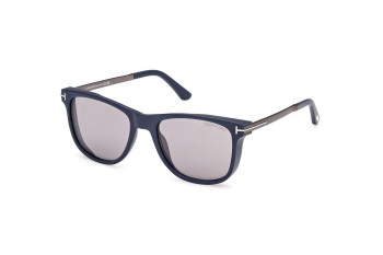 Zonnebril Tom Ford FT1104 91C Vierkant Blauw