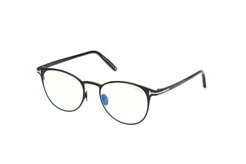 Okulary korekcyjne Tom Ford FT5936-B 001 Okrągłe Czarne