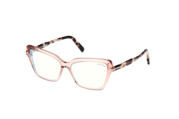 Okulary korekcyjne Tom Ford FT5948-B 072 Kocie oczy Różowe