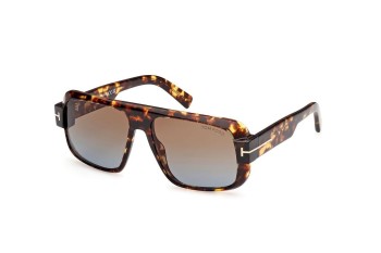 Okulary przeciwsłoneczne Tom Ford FT1101 52F Flat Top Havana