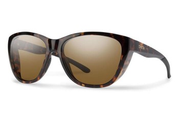 Okulary przeciwsłoneczne Smith SHOAL 086/L5 Polarized Okrągłe Havana