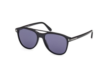 Okulary przeciwsłoneczne Tom Ford FT1098 01V Kwadratowe Czarne