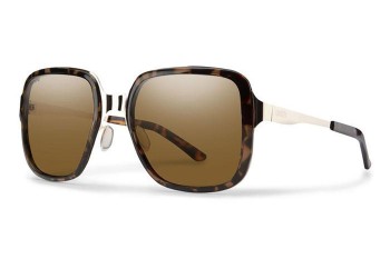 Solbriller Smith AVELINE 086/L5 Polarized Firkantet Havana