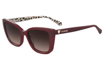 Ochelari de soare Love Moschino MOL073/S WGX/HA Dreptunghiulari Roșii