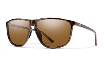 Okulary przeciwsłoneczne Smith MONOLAKE 086/L5 Polarized Owalne Havana