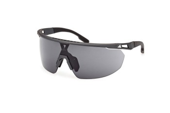 Napszemüvegek Adidas Sport SP0095 02A Single Lens | Shield Fekete