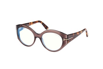 szemüvegeinket Tom Ford FT5950-B 048 Ovális Barna