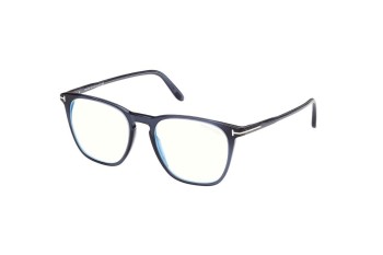 Brillen Tom Ford FT5937-B 090 Rechthoekige Blauw