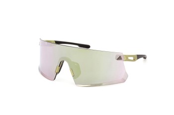 Ochelari de soare Adidas Sport SP0090 94Q Lentilă unică | Shield Verzi