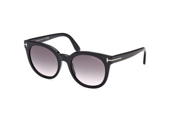 Zonnebril Tom Ford FT1109 01B Ronde Zwart