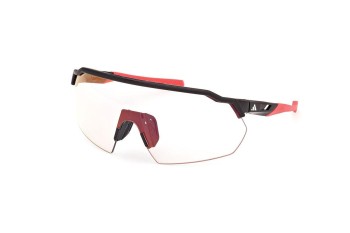 Ochelari de soare Adidas Sport SP0093 02L Lentilă unică | Shield Negri