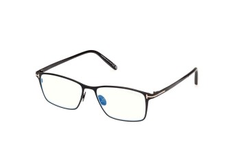 Brillen Tom Ford FT5935-B 001 Rechthoekige Zwart