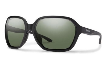 Okulary przeciwsłoneczne Smith WHITNEY 003/L7 Polarized Owalne Czarne