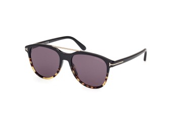 Okulary przeciwsłoneczne Tom Ford FT1098 05A Kwadratowe Havana