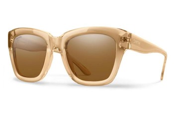 Слънчеви очила Smith SWAY HAM/L5 Polarized Правоъгълни Бежова