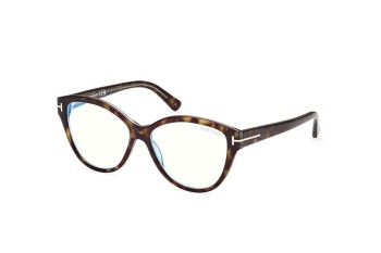 Okulary korekcyjne Tom Ford FT5954-B 055 Kocie oczy Havana