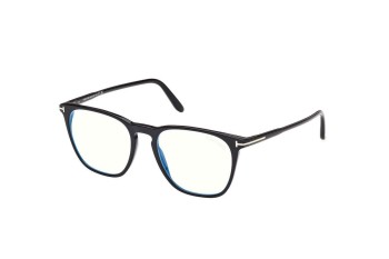 Okulary korekcyjne Tom Ford FT5937-B 001 Prostokątne Czarne