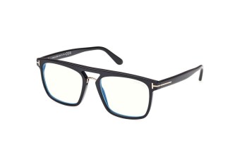 Briller Tom Ford FT5942-B 001 Firkantet Sort