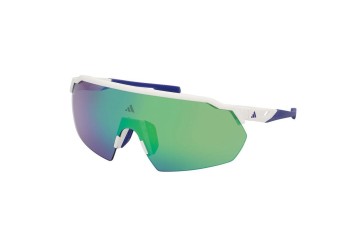 Napszemüvegek Adidas Sport SP0093 21Q Single Lens | Shield Fehér