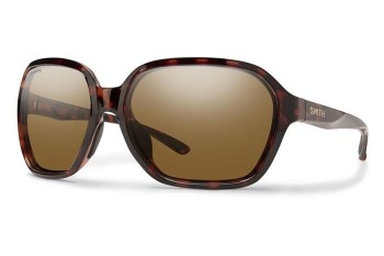 Okulary przeciwsłoneczne Smith WHITNEY 086/L5 Polarized Owalne Havana