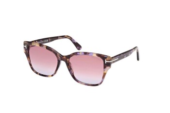 Solbriller Tom Ford FT1108 55Z Rektangulær Havana