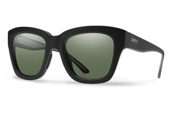 Okulary przeciwsłoneczne Smith SWAY 003/L7 Polarized Prostokątne Czarne