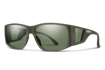 Aurinkolasit Smith MONROEPEAK B59/L7 Polarized Suorakulmainen Vihreä